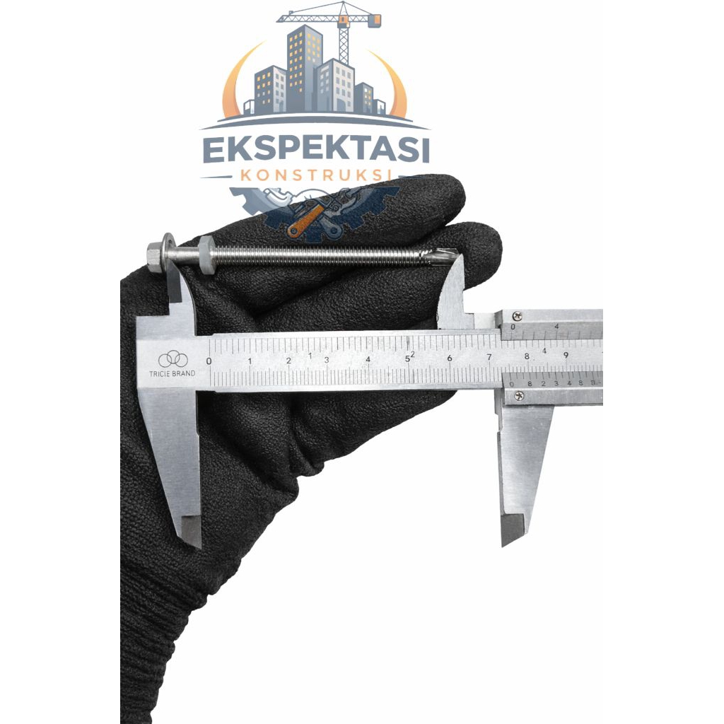 Screw Roofing ss304/Baut Roofing ss 304 12 x 75mm