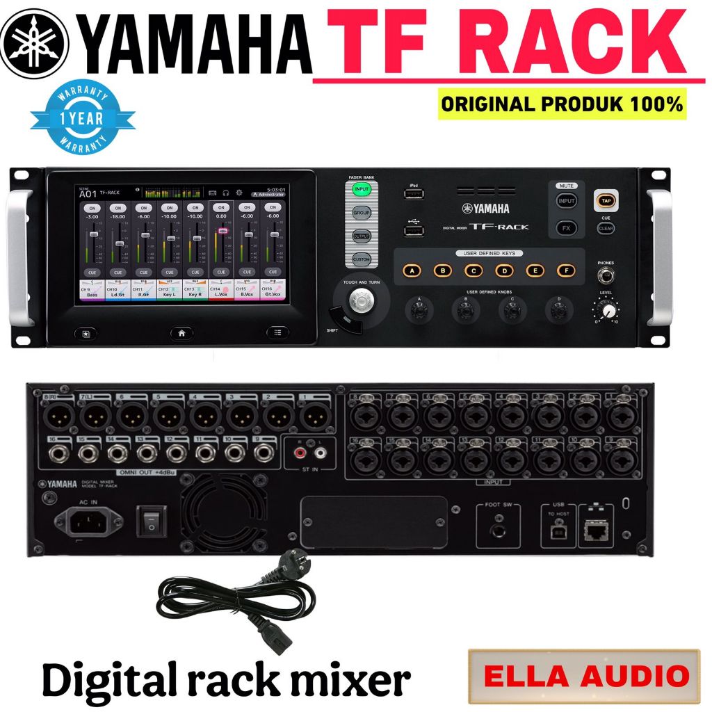 Yamaha TF Rack Digital Mixer Compact Rack Mount Audio Yamaha TF-Rack