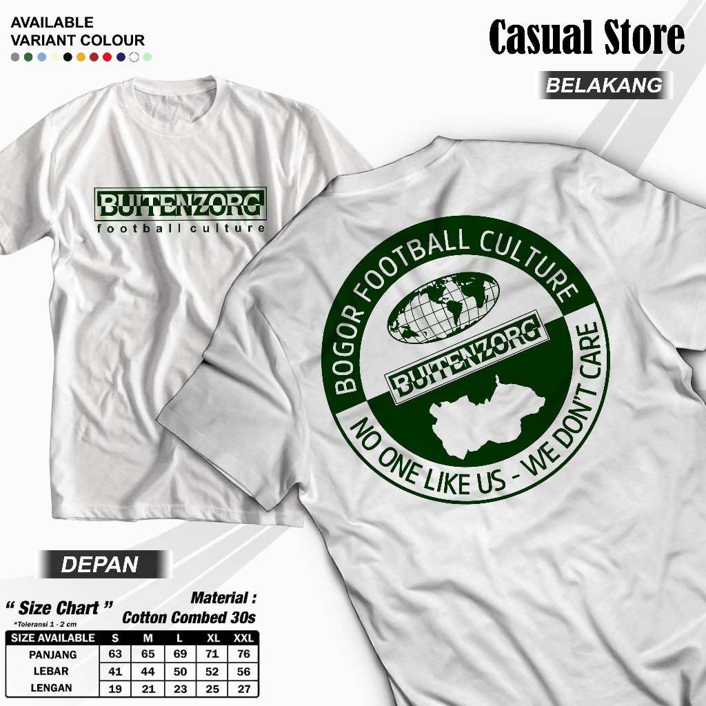 Kaos T Shirt Napapjri Bogor (BUITENZORG) Casual Footbaall