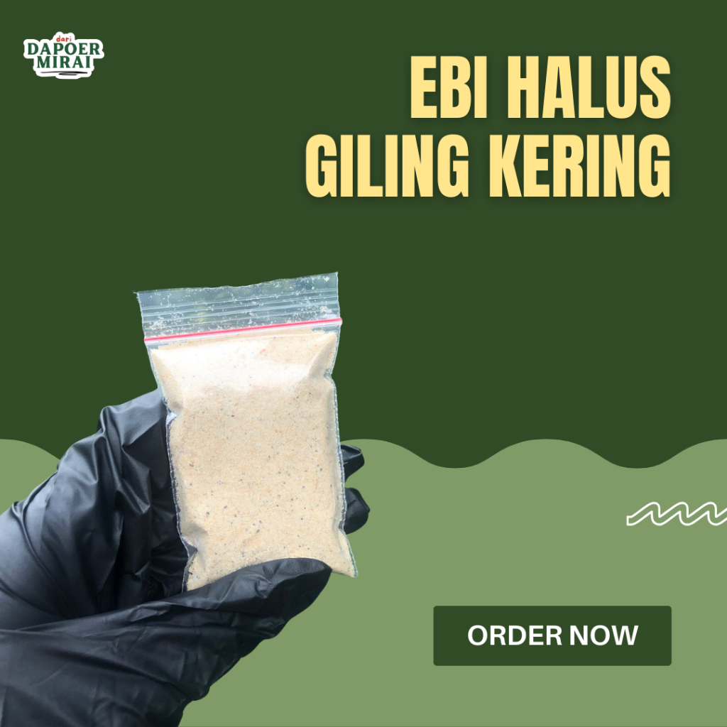 Ebi Halus Giling Kering 15gr – Udang Kering Bubuk | Dapur Mirai