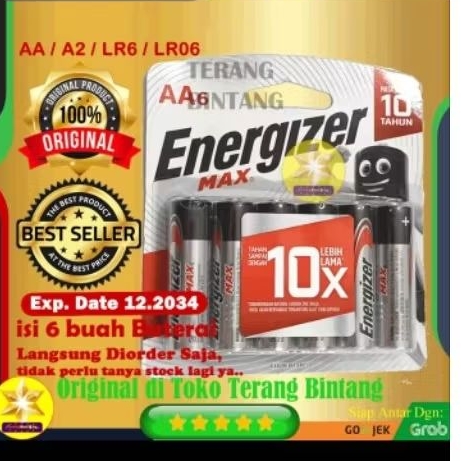 Energizer Max AA (AA6) – Alkaline Battery