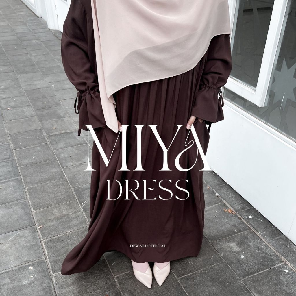 DEWARI | MIYA DRESS - Abaya Dress Oversize Natural Fabric Viscose