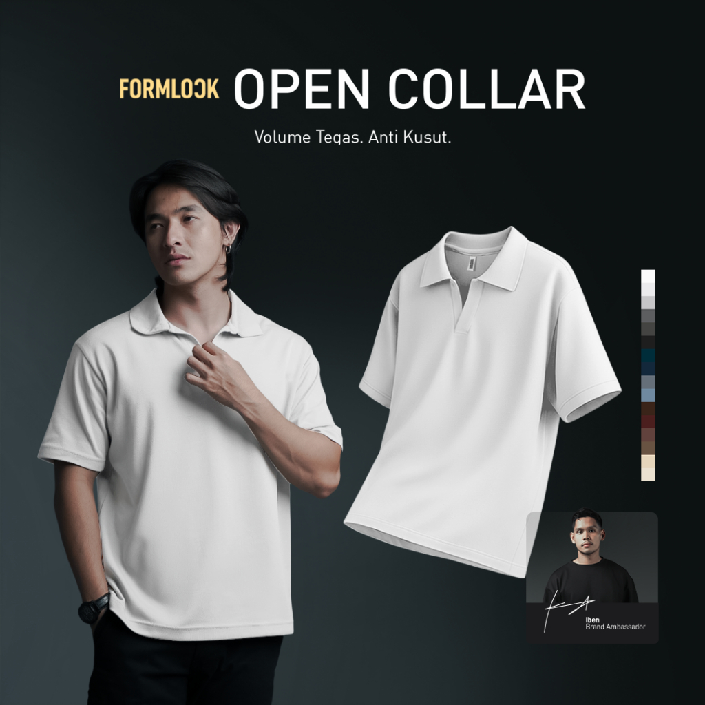 No Void Minds FORMLOCK Open Collar | Cloud