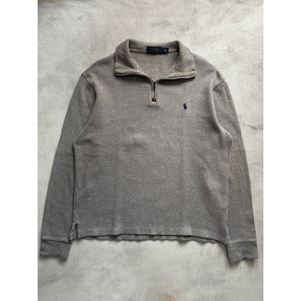 halfzip polo ralph lauren grey