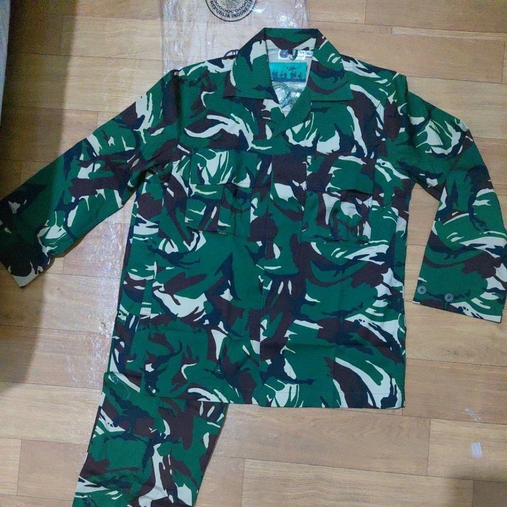 BAJU PDL TNI AD ORI PEMBAGIAN/JATAH