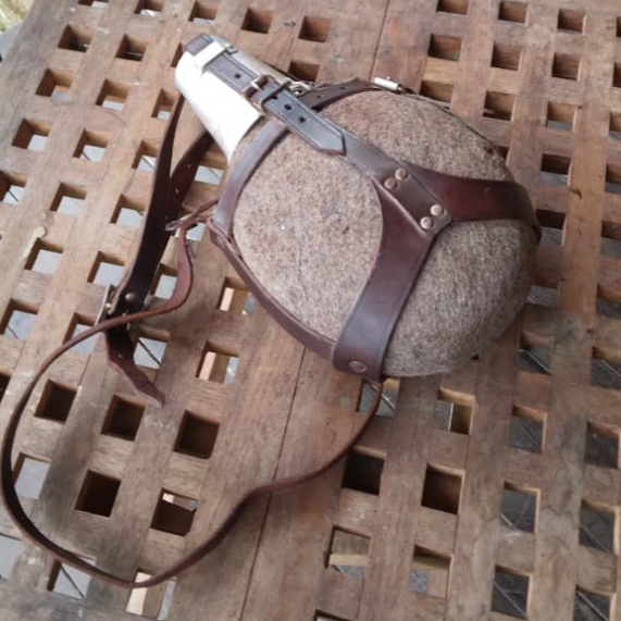 Botol Minum Tentara Jerman WW2 WW1 German Canteen Feldflasche Wehrmacht Heer SS