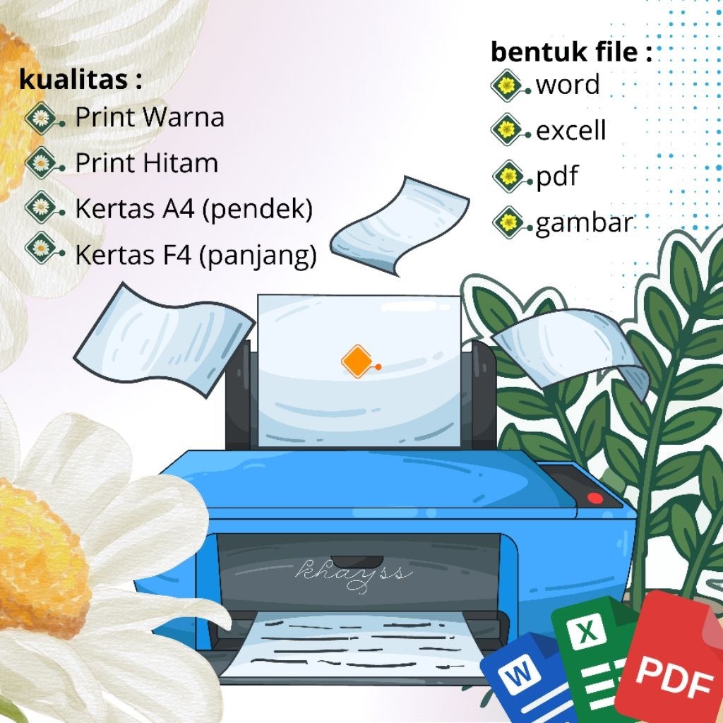 jasa print Warna pontianak