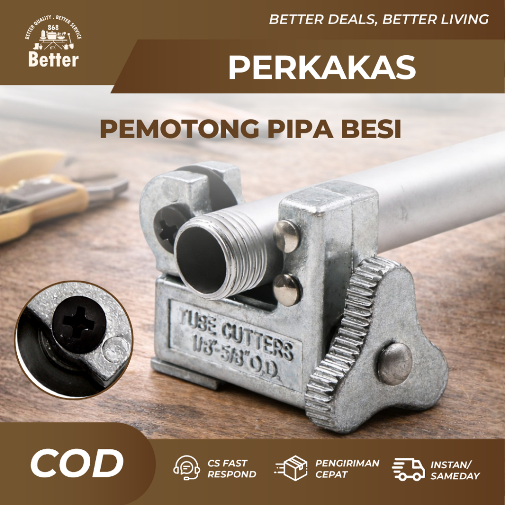 Pemotong Pipa Air Kecil Tembaga Aluminium Besi Tipis ukuran 3-16mm