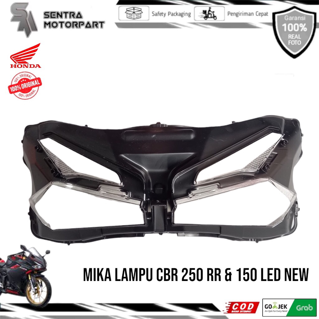 Mika kaca lampu depan cbr 250rr cbr 150 rr upside down original