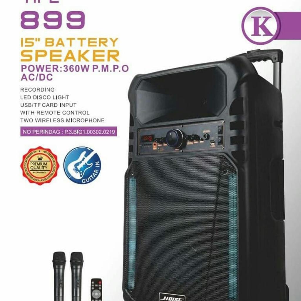 Speaker Portable Noise 899 K Original 899K noise 899 k 15inch | MELODY CLASSIC