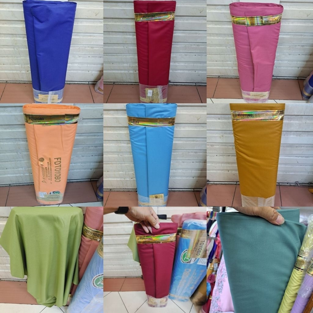 PROMOMURAH (COD) BAHAN KATUN TOYOBO FODU PREMIUM/KATUN TOYOBO FODU TERBARU HIGH QUALITY