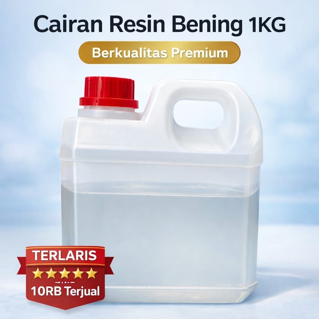 Resin Bening 1 Liter - Cairan Resin Berkualitas Premium Terlaris