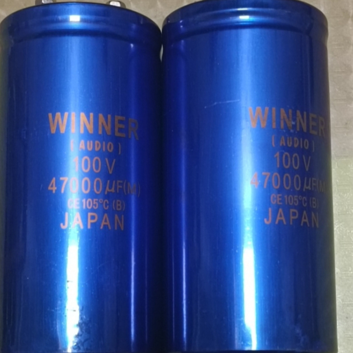 Capasitor Elco 47000uf 100v WINNER / Elco 47000uf 100v original