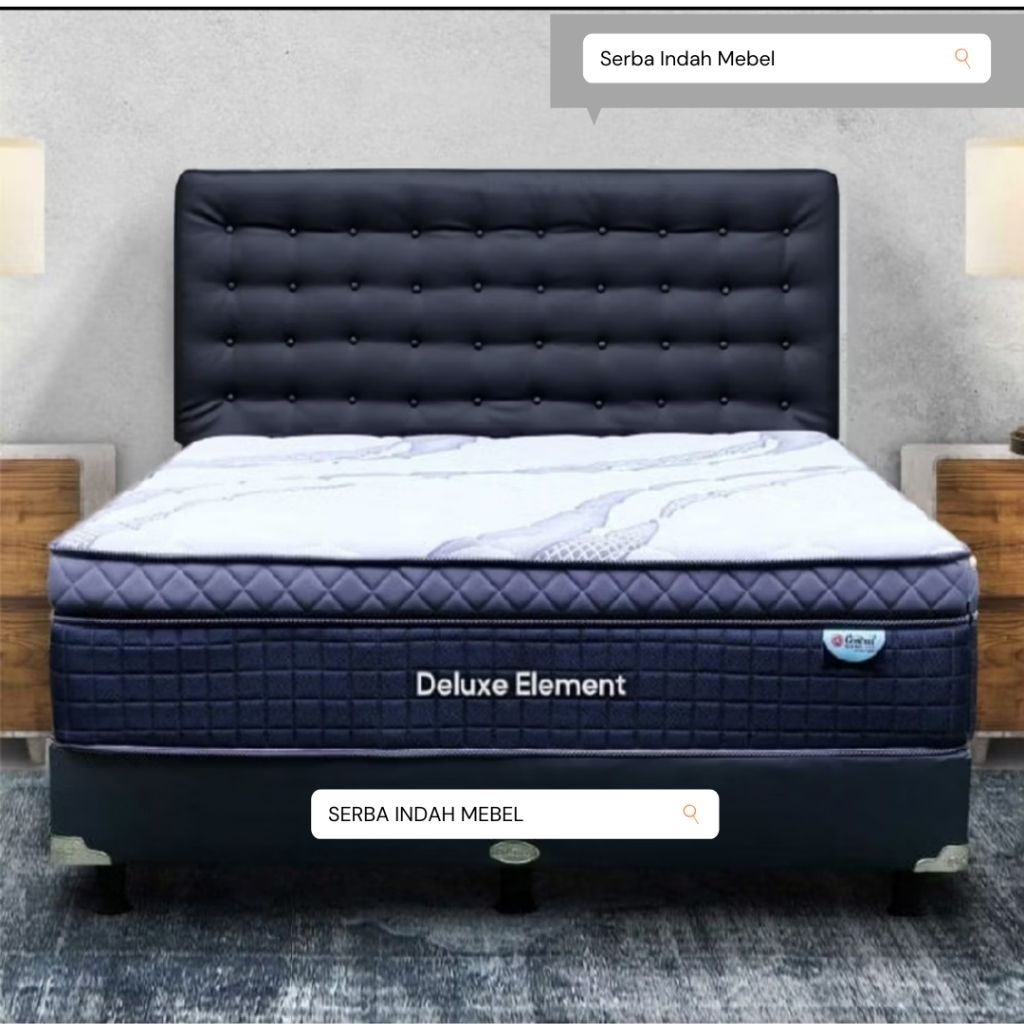 Kasur spring bed central deluxe element 90 120 160 180 matrass tempat tidur murah spring bed sentral
