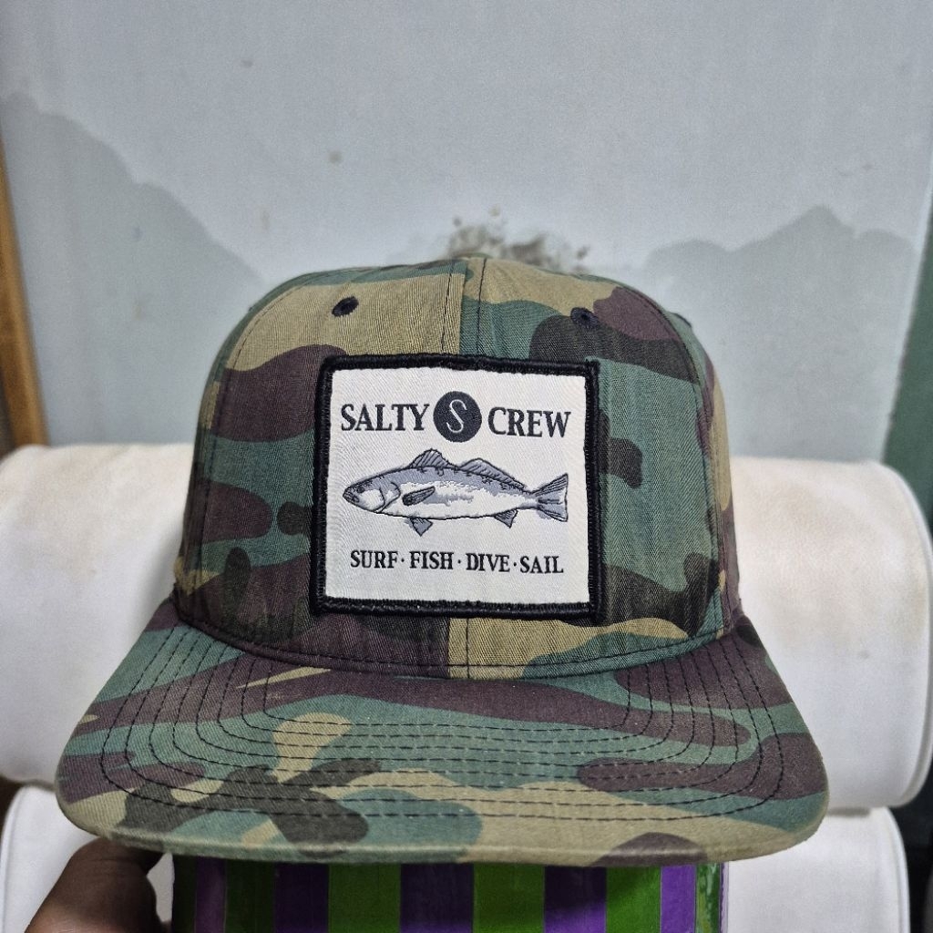 Topi Salty Crew Camo original