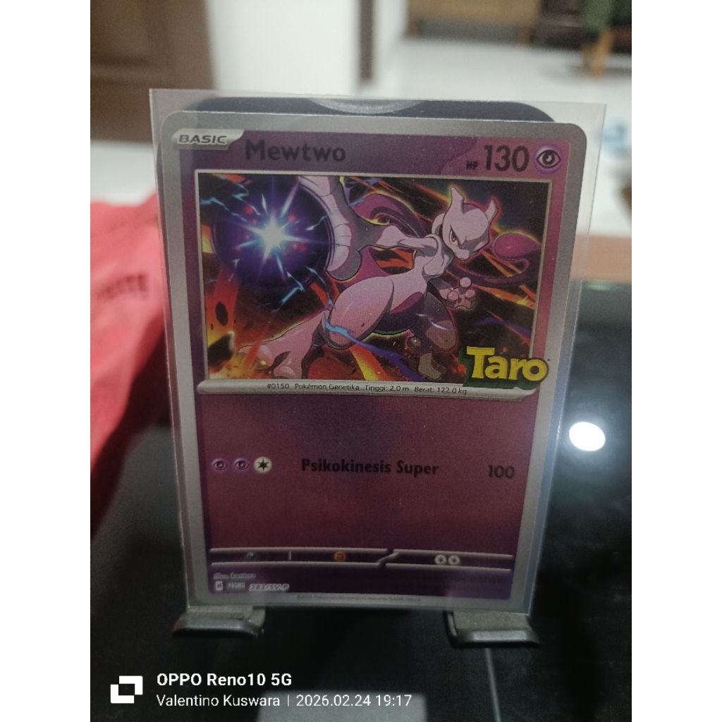 Kartu Pokemon tcg Indonesia Mewtwo Taro