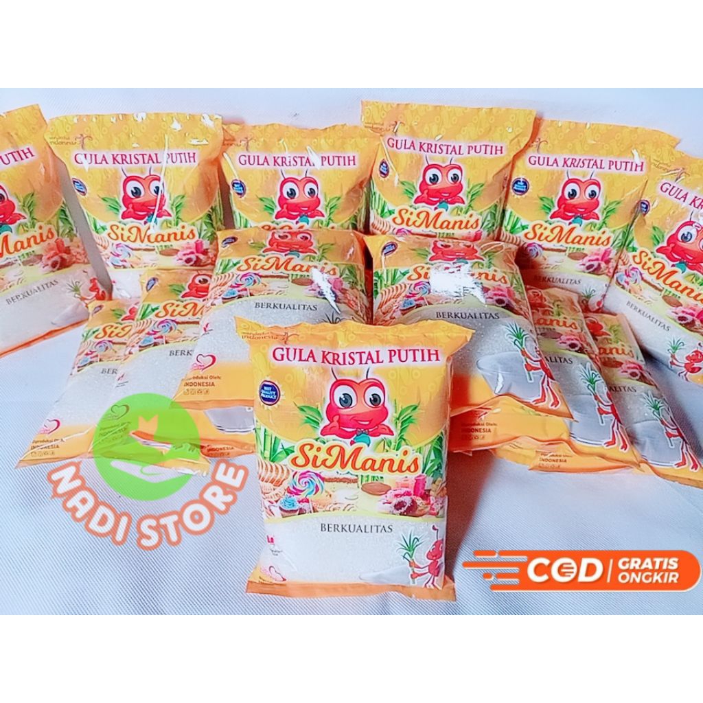 10pcs Gula Pasir / Paket Grosir