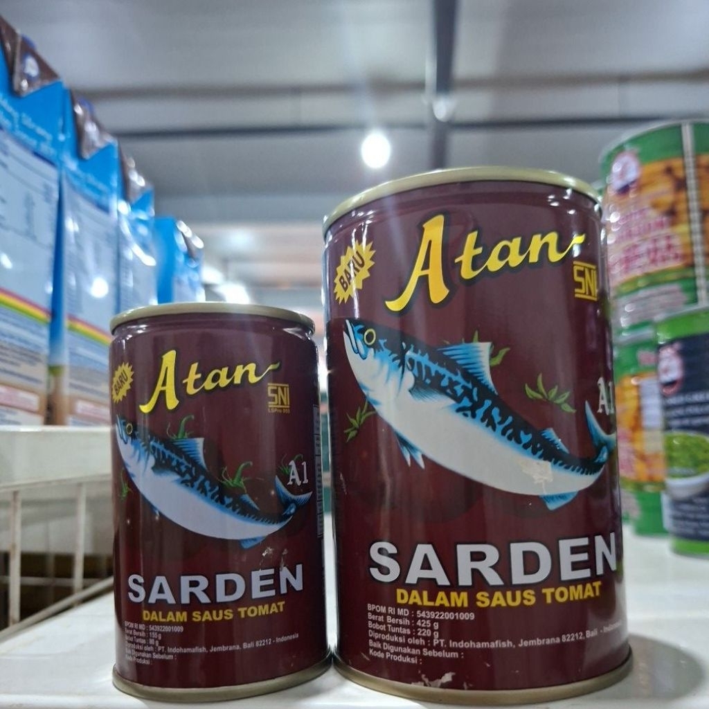 Atan Sarden Kaleng 155g