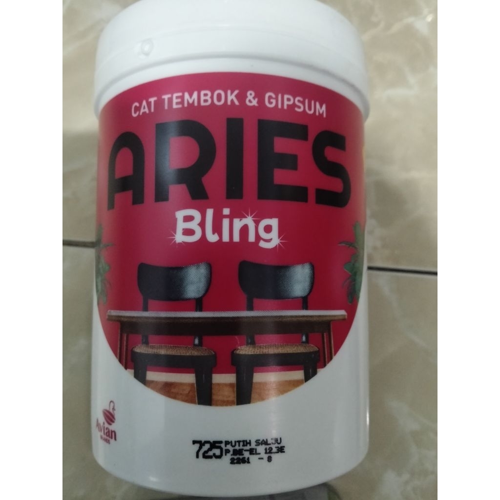 [ ARIES ] Cat Tembok & Gipsum  Aries Bling 1 Kg