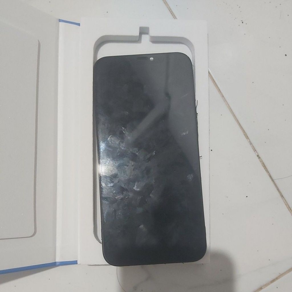 layar/lcd iphone 12 promax ex repair minus garis