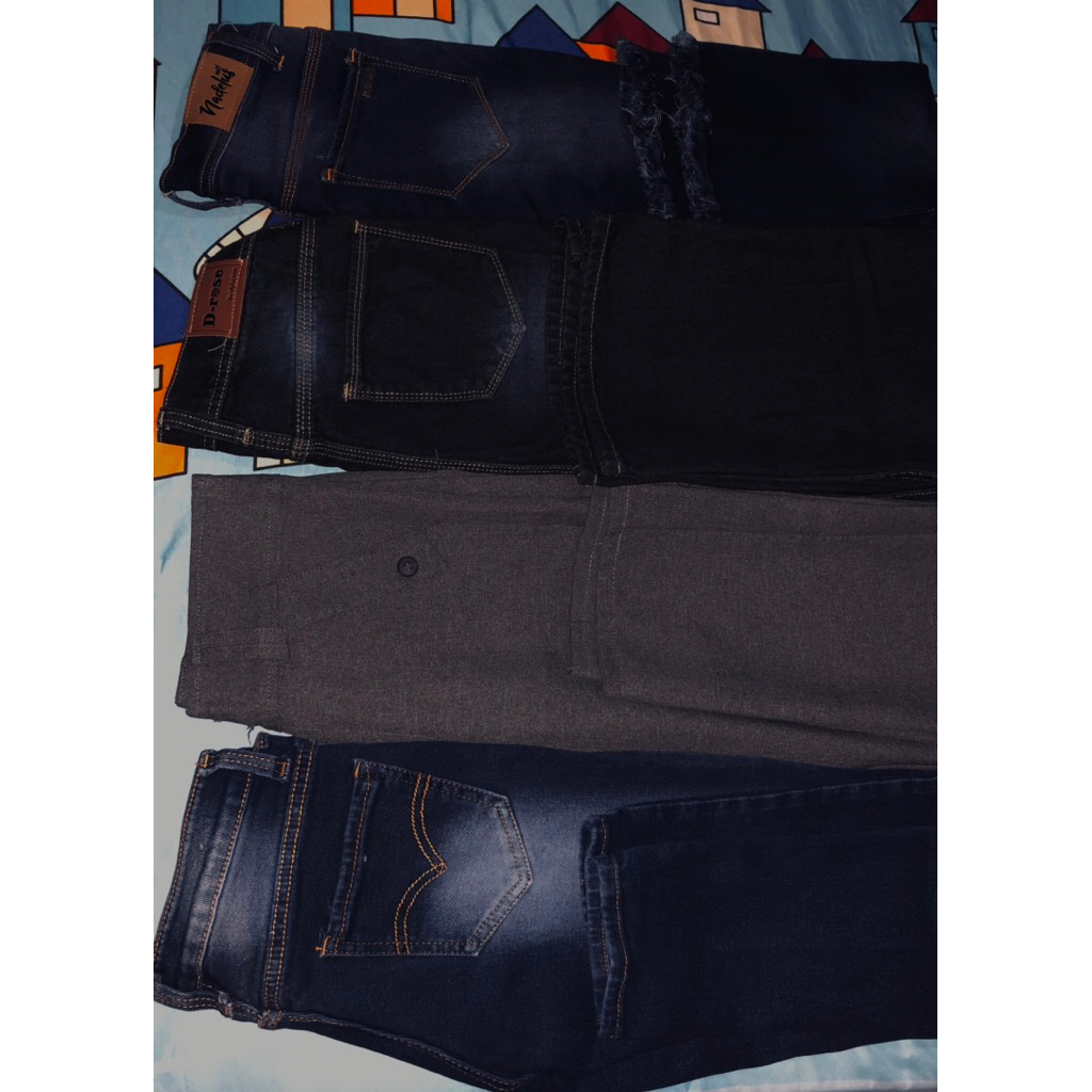 New Celana Cutbray Nadelus Dark Navy