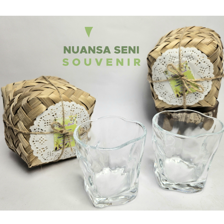 Gelas Wine Kaca Gelas Kaca Motif Gelas Abstrak Japanese Glass Souvenir Mug Cangkir Sablon