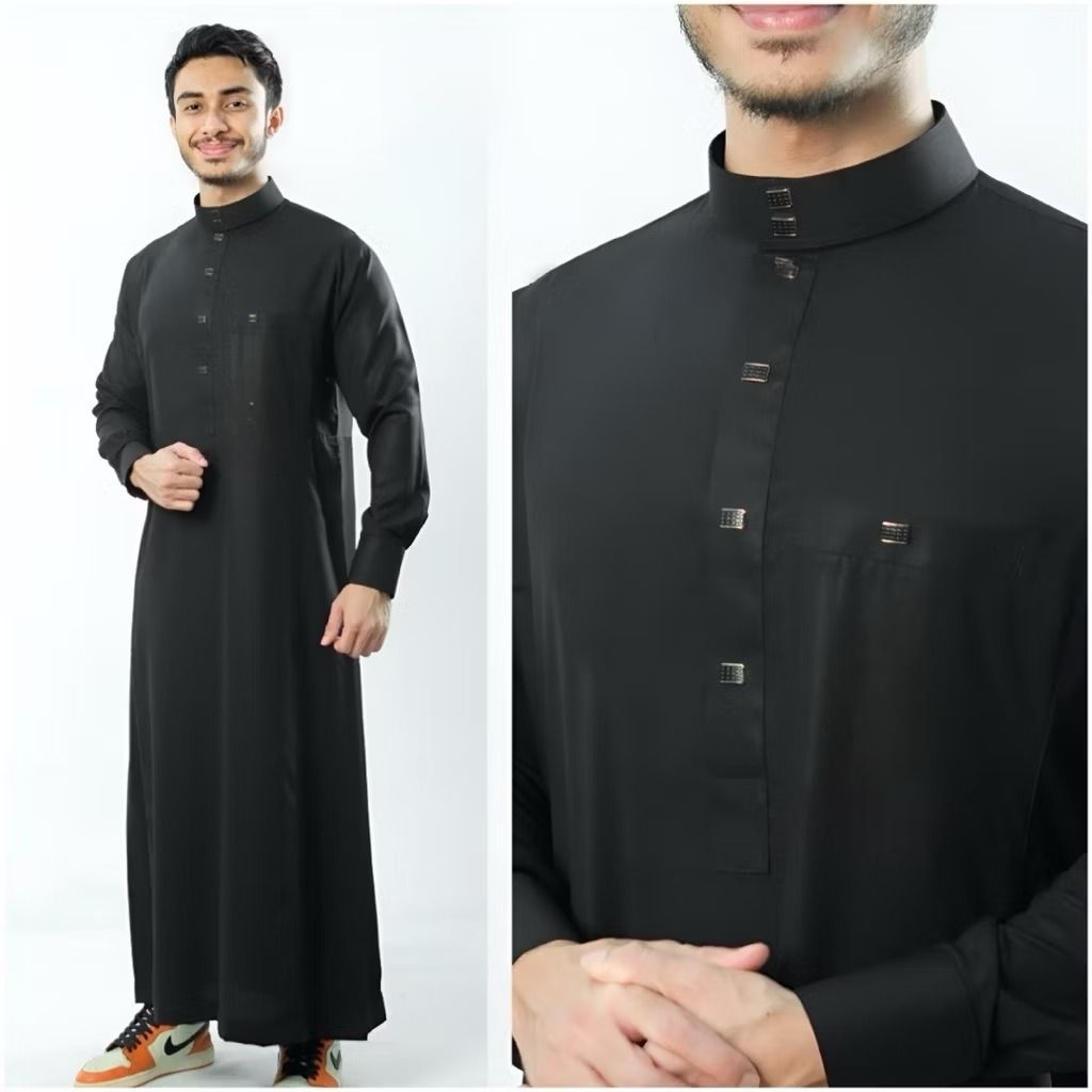 Jubah Gamis Pria Katun Toyobo Tebal Lembut
