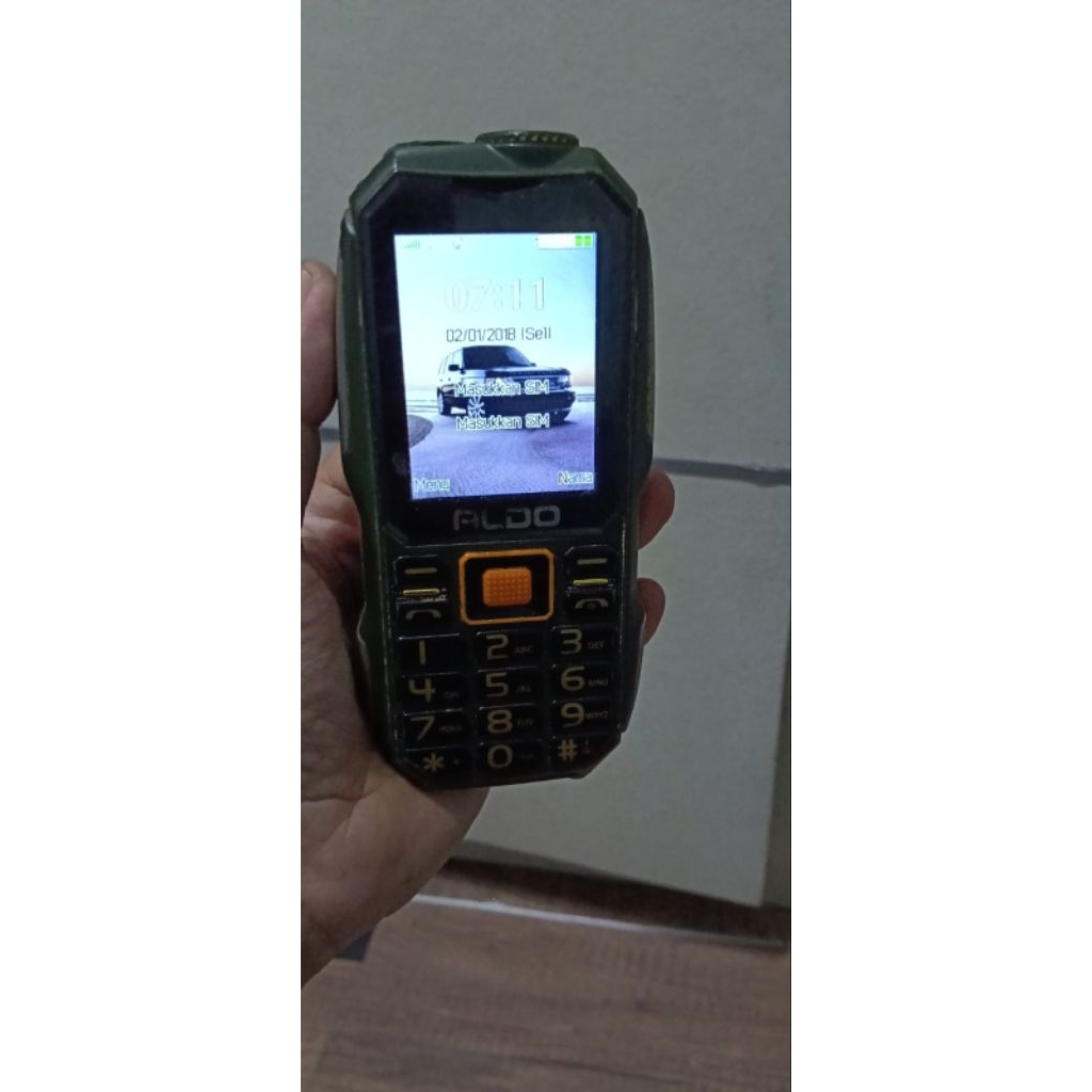 HP GUNUNG ALDO T55 NORMAL , BATERAI ADA ,SENTER TERANG FISIK UTUH BACA DISKRIPSI