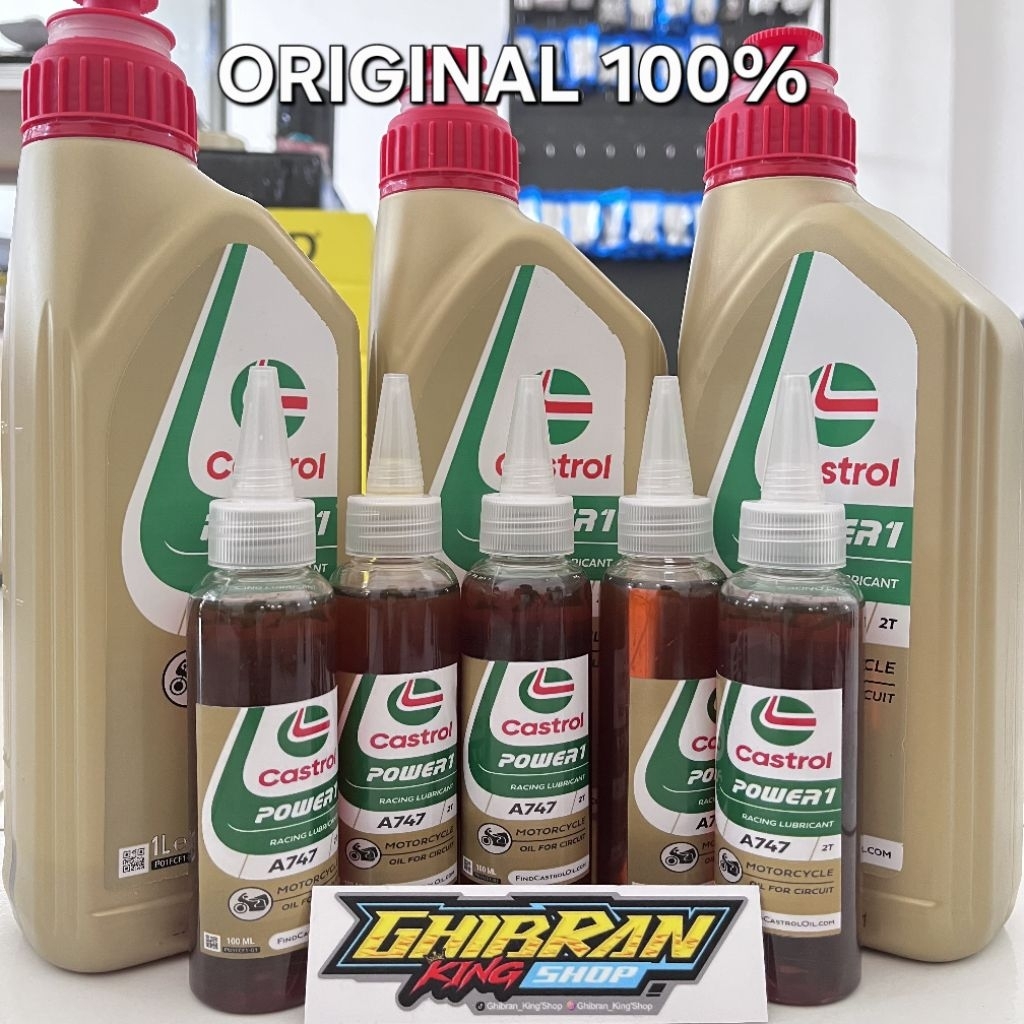 OLI SAMPING CASTROL A747 REPACK 100 ML ORIGINAL 100%