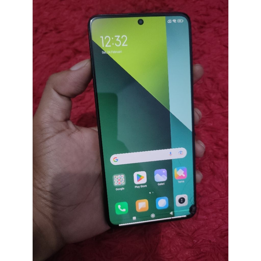 LCD+Frame Redmi Note 13 Pro 5G Ori copotan