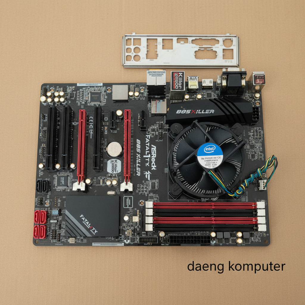 Paket Gaming Legend ASRock Fatal1ty B85 Killer + Intel Core i5 4590 - Mulus & Bergaransi