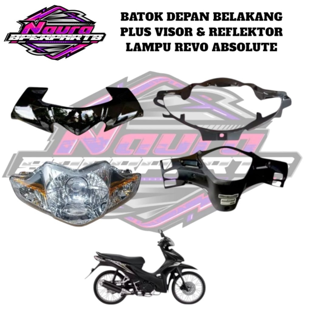 eceran batok kepala Honda Revo absolut Revo fit hitam tahun 2009 2010 2011 2012 2013