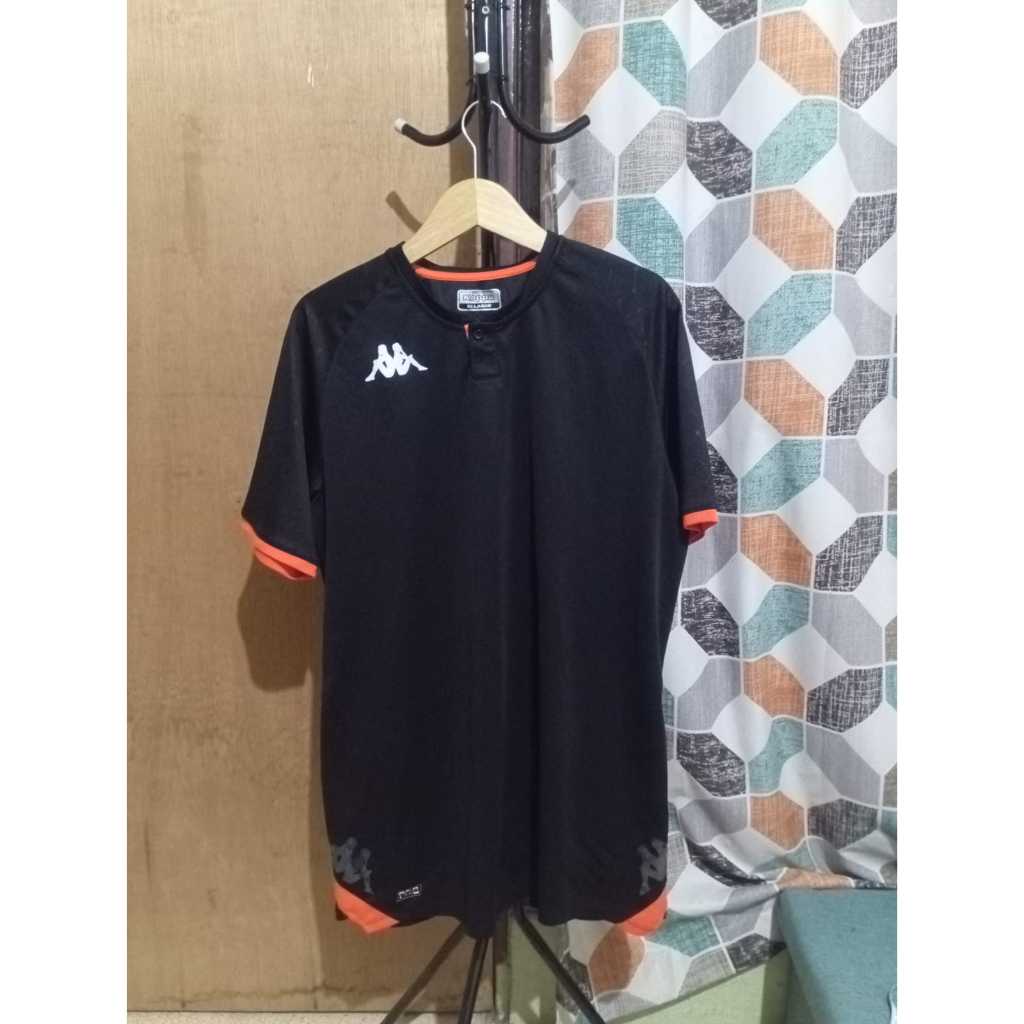 Kappa-Kaos Jersey Brand Kappa Unisex Warna Hitam