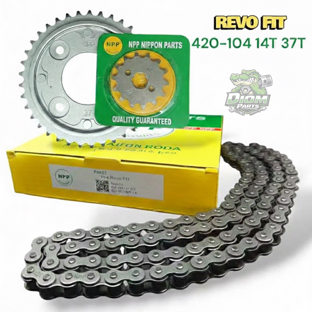 Gear Set NPP REVO Fi New Revo Absolute Blade 110 Gir Set RantaiMotor