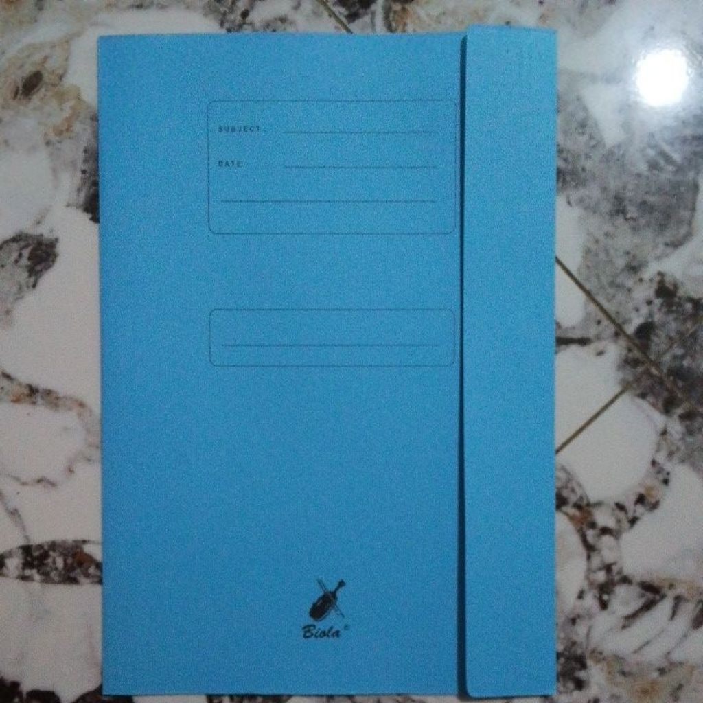 Map Biola Non Tulang Kertas Warna