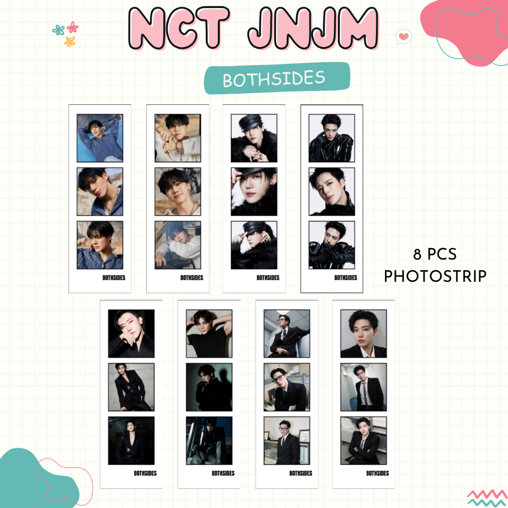 PHOTOSTRIP NCT JNJM BOTHSIDES | JENO JAEMIN  NCT DREAM BOTH SIDES | fankit kpop | NCTZEN DREAMZEN