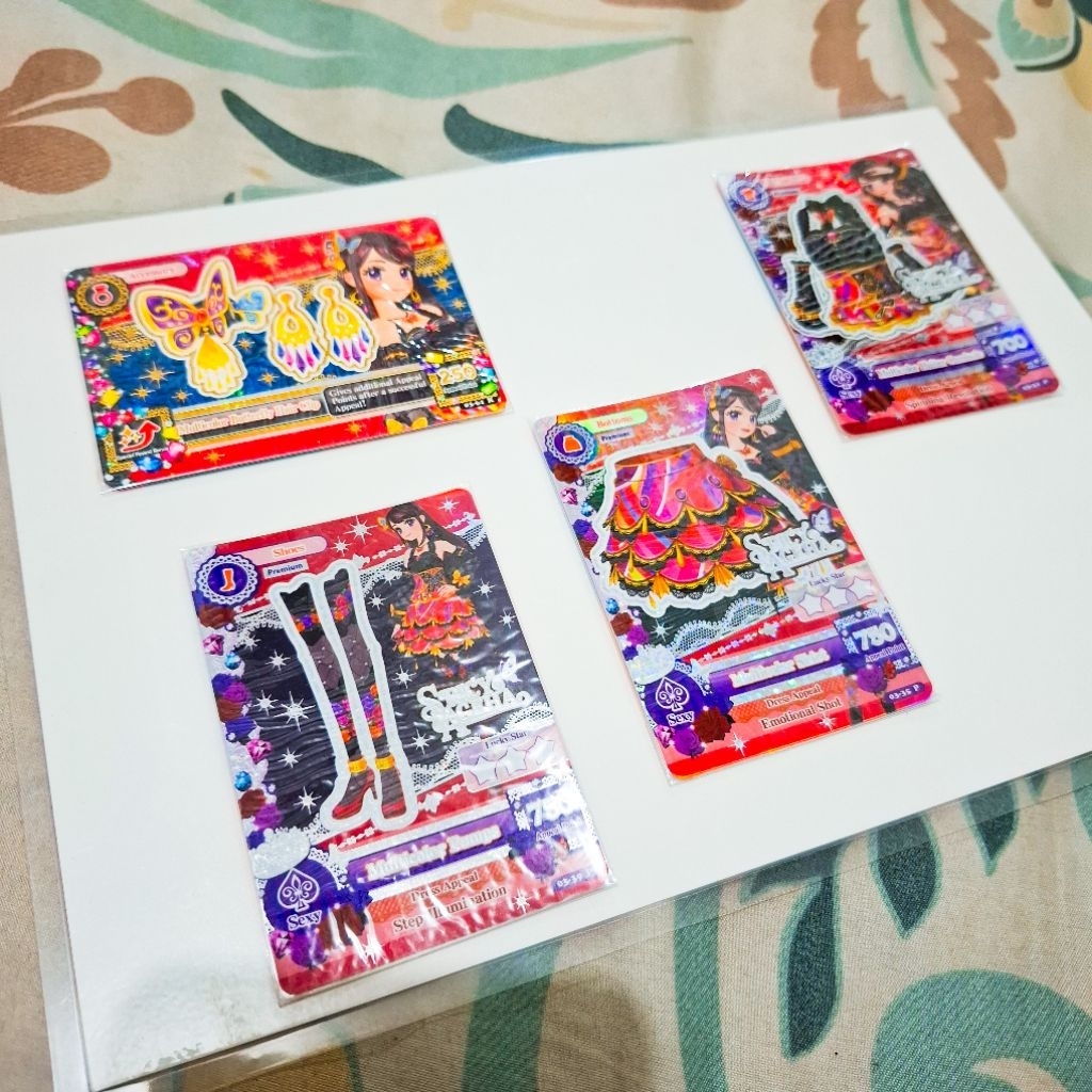 Kartu Aikatsu Premium Spicy Ageha Rose Bon Bon Fullset 100% Original Official Indonesia