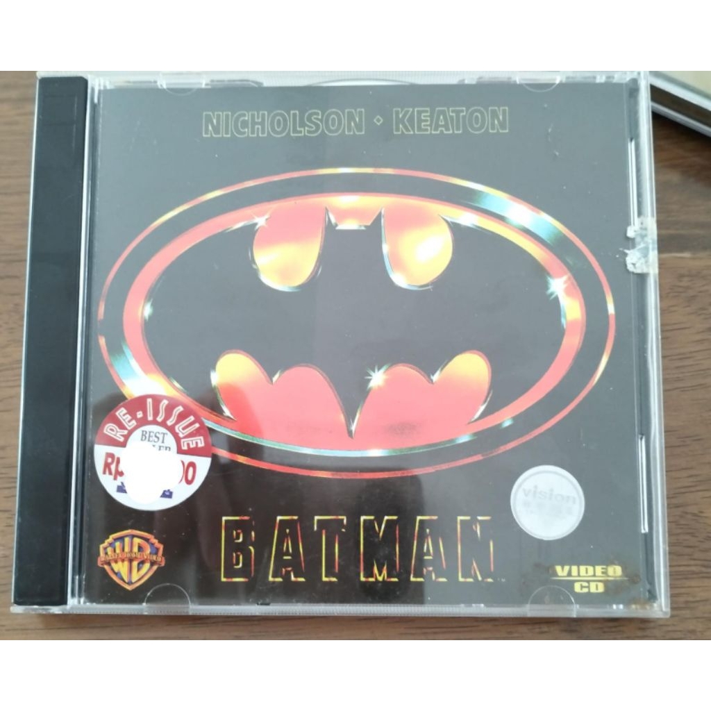 VCD Batman -  Nicholson, Keaton