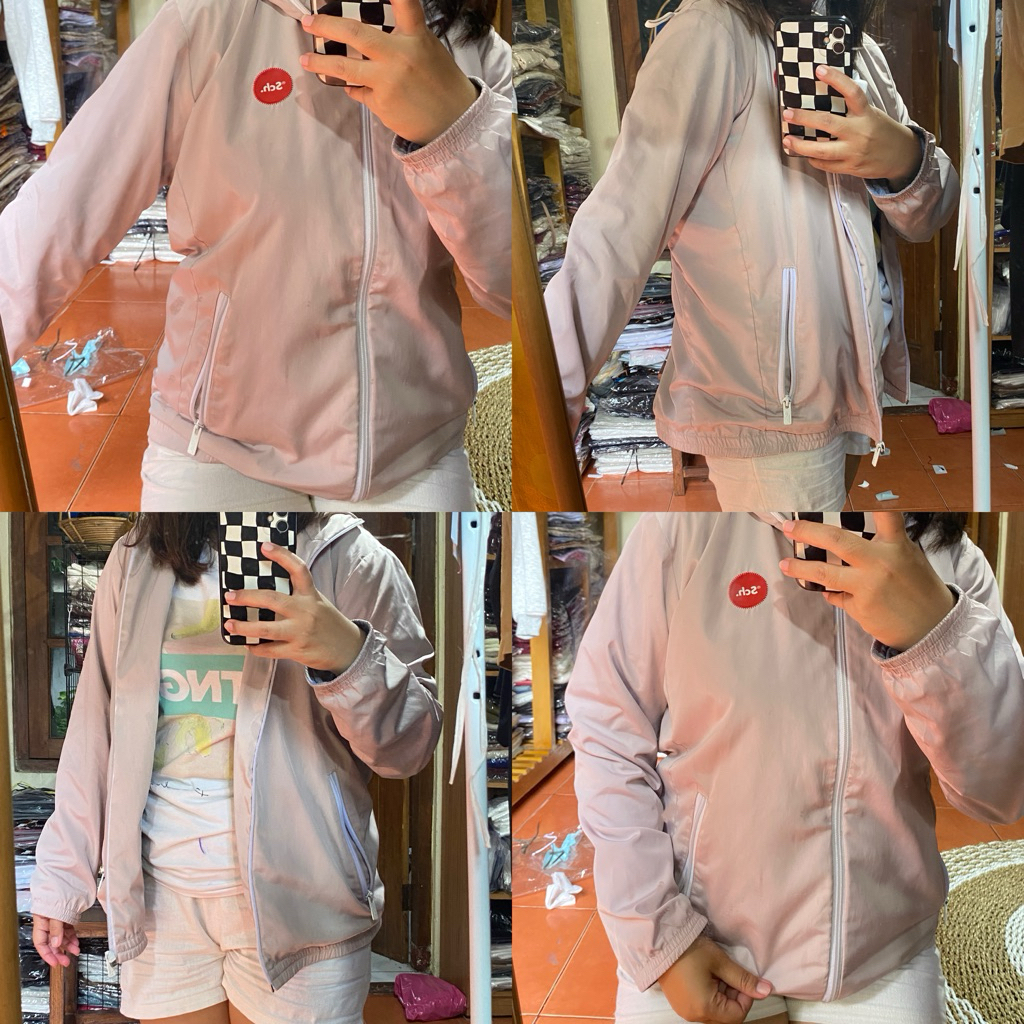 JAKET PARASUT SCH - JAKET WANITA PARASUT