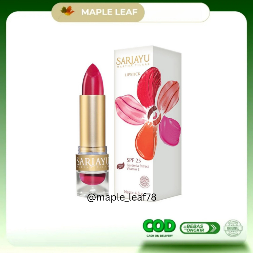 Sariayu Lipstick Gold Series