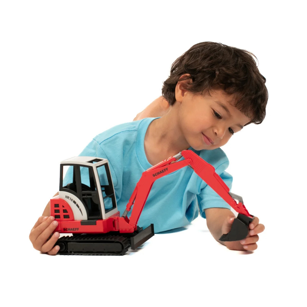 Bruder 2432 Schaeff HR16 Mini Excavator - Mainan Miniatur Truk Konstruksi Alat Berat