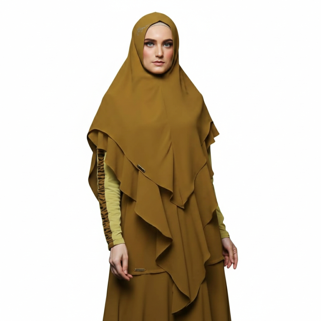 Bugio Manta Khimar Hijab Instan Bahan Cerutti griya mey