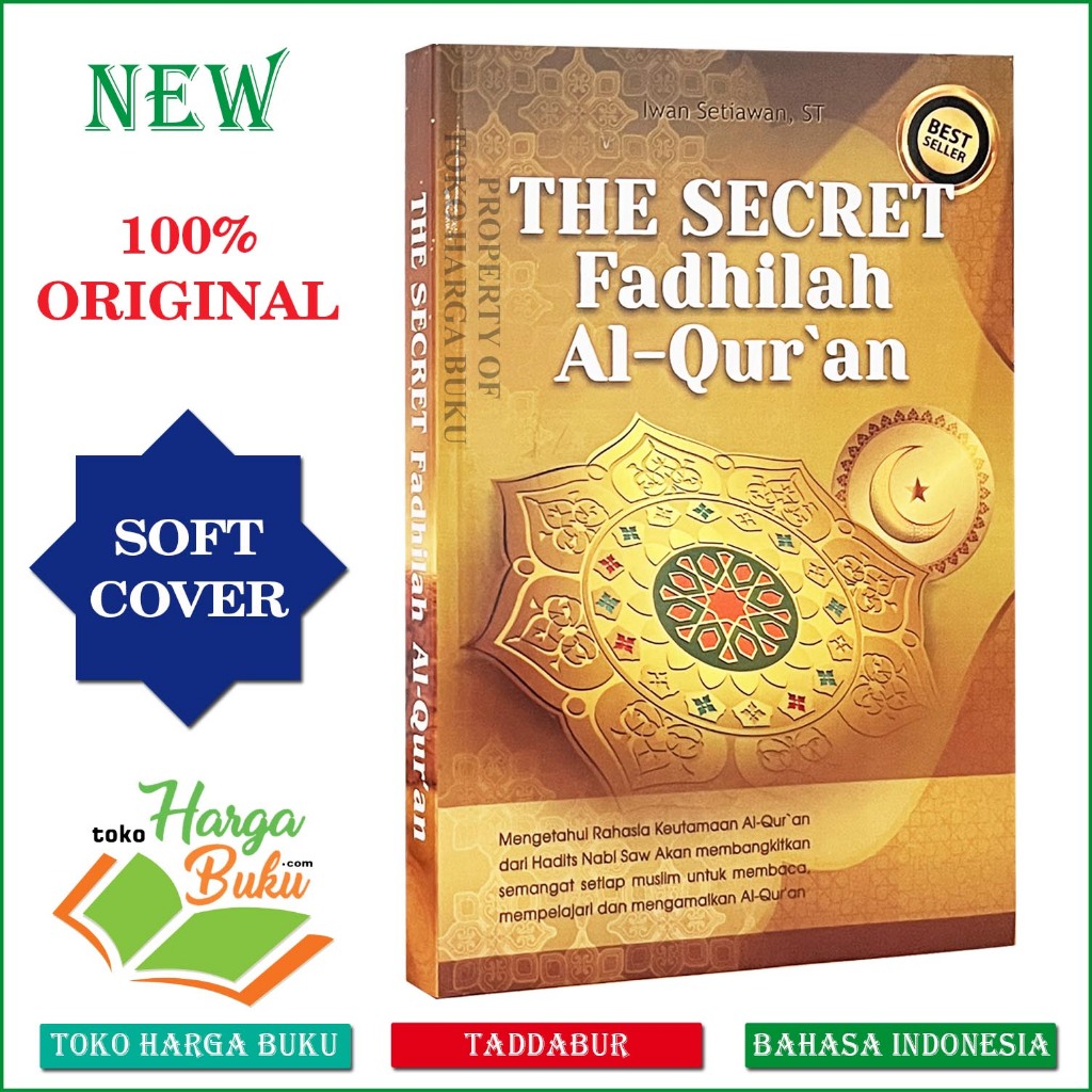 Foto The Secret Fadhilah Al-Quran Karya Iwan Setiawan Rahasia Keutamaan Al Qur'an ORIGINAL Art Paper FULL COLOR