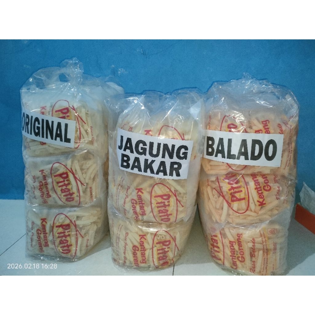 Pitato Kentang Goreng 250gr