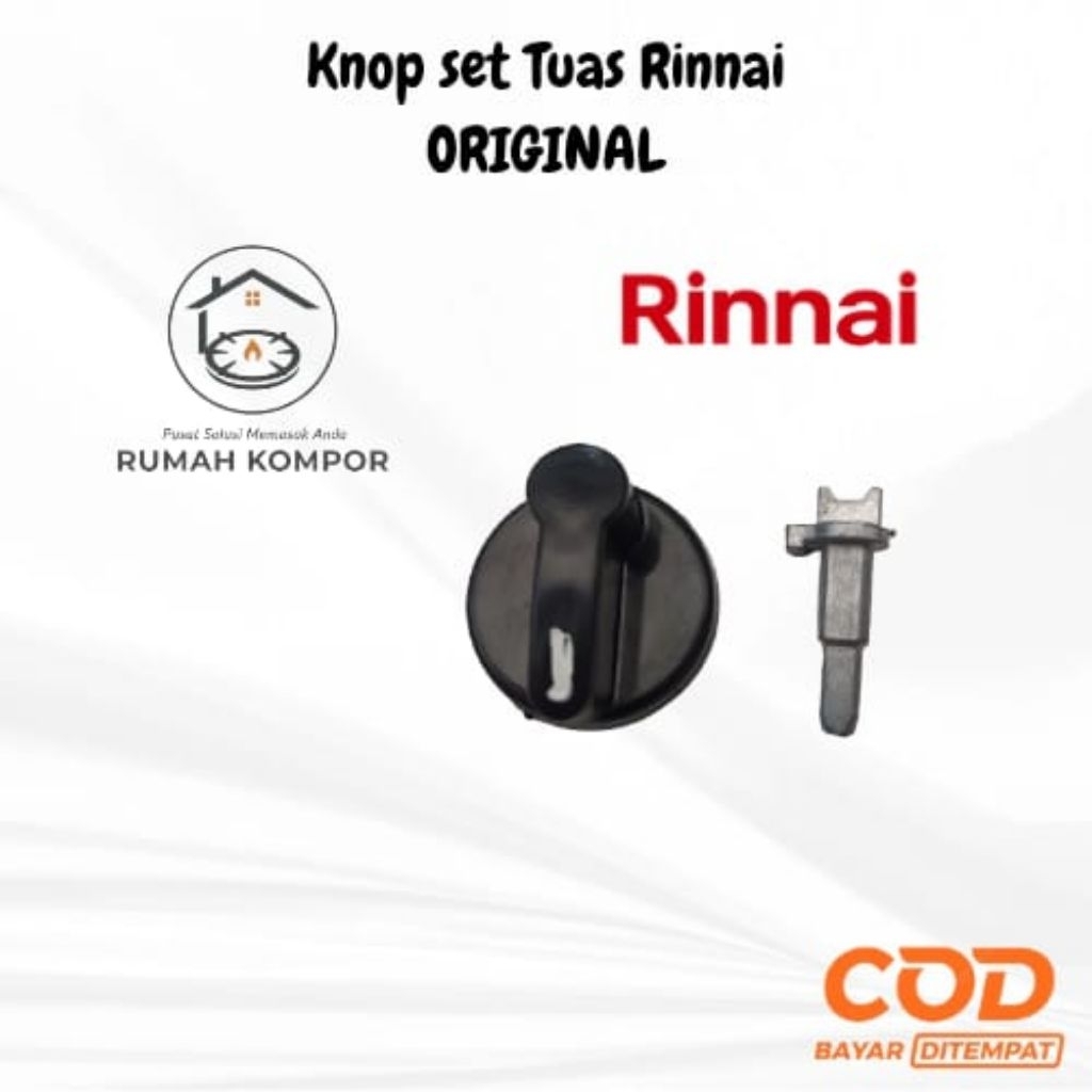 KNOP SET TUAS KOMPOR GAS RINNAI MODEL BARU | PUTARAN KOMPOR GAS RINNAI 1 TUNGKU 2 TUNGKU