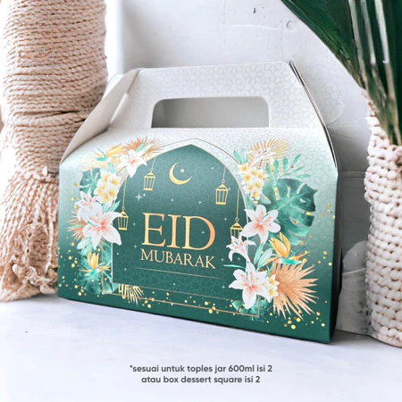 Dus Tenteng Kue Lebaran Idul Fitri Ukuran 22x11x11 cm