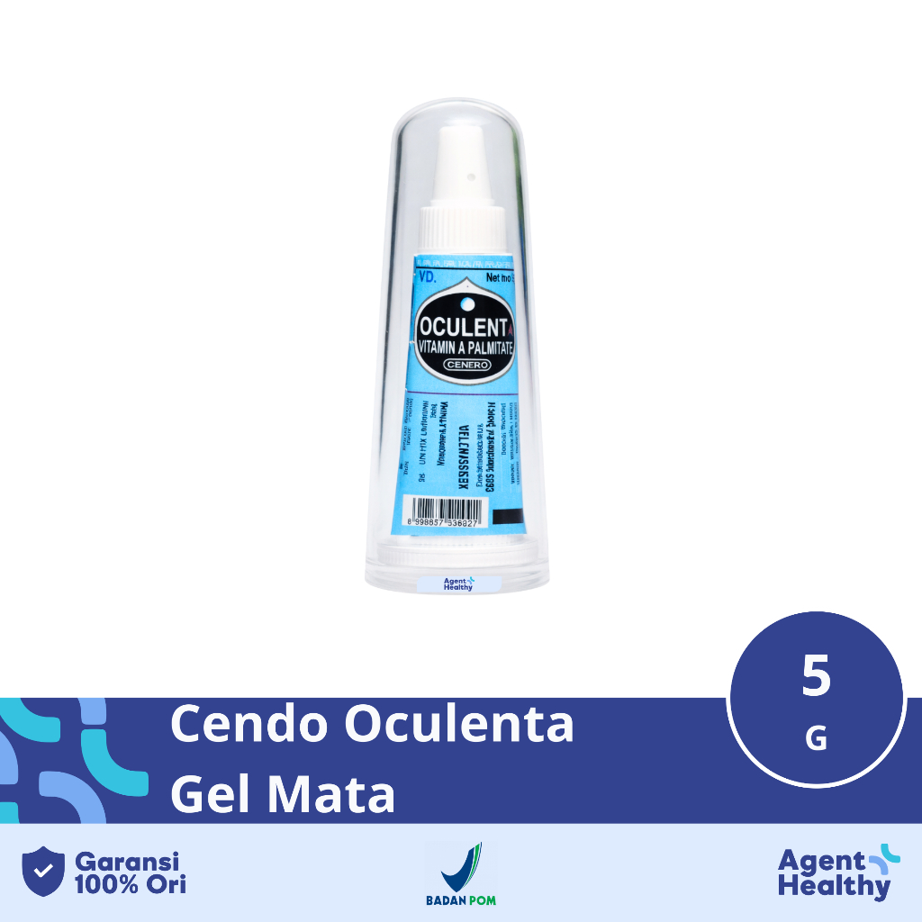 Cendo Oculenta Gel Mata isi 5g – Vitamin A untuk Mata Kering