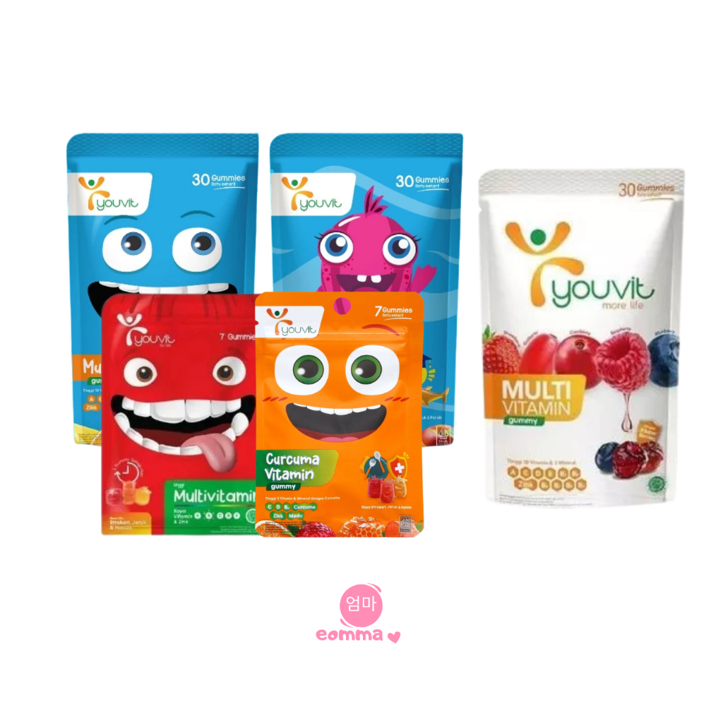 YOUVIT MULTIVITAMIN OMEGA 3 CURCUMA MULTIVITAMIN ANAK DEWASA