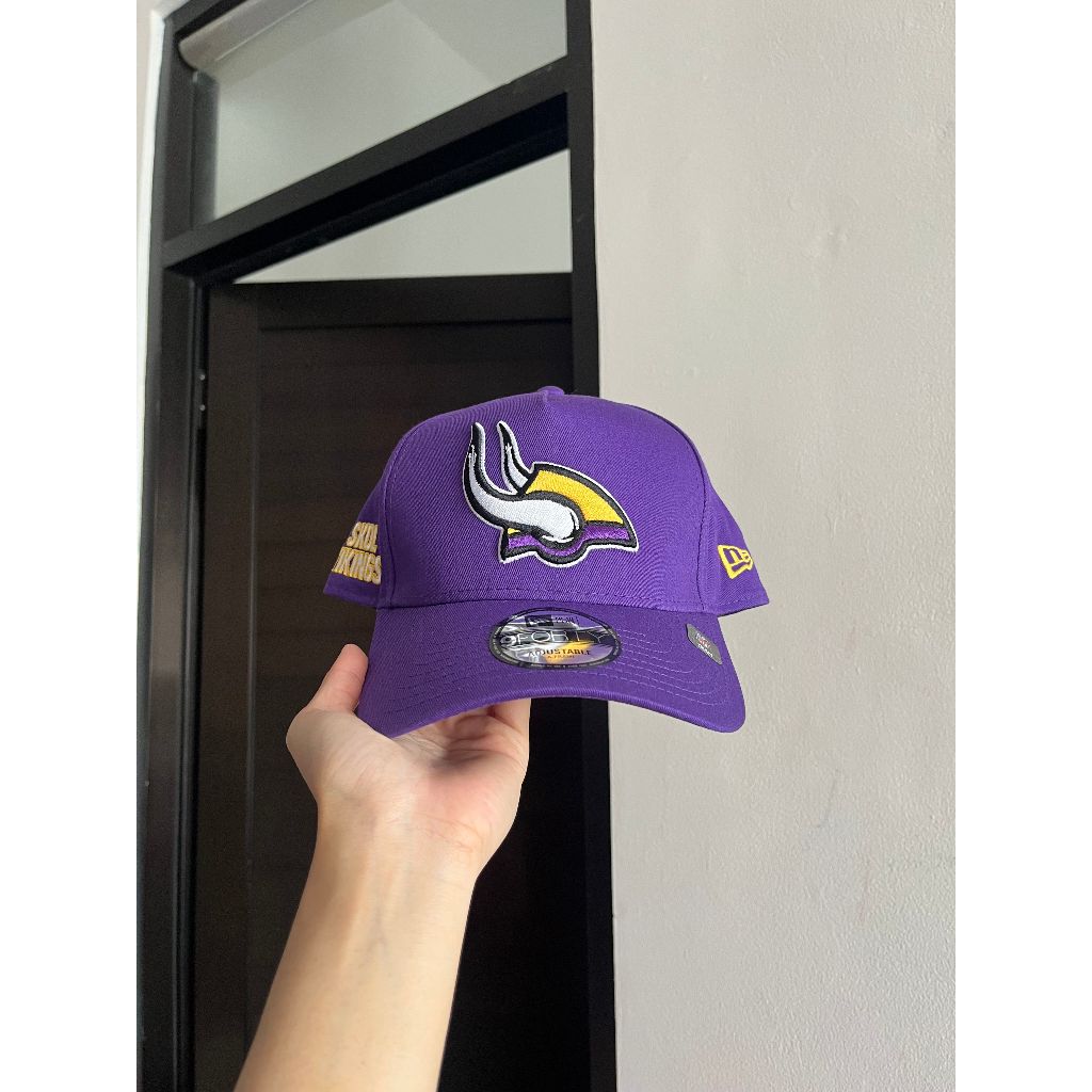 BEST SELLER NEW ERA 9FORTY NFL FUN GRAPHIC MINVIK PURPLE ADJUSTABLE CAP ORIGINAL 14700511