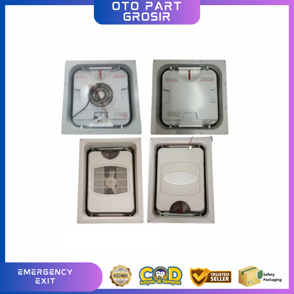 Emergency Exit Bus / Emergency Exit Plafon kipas LED / Emergency Laksana
